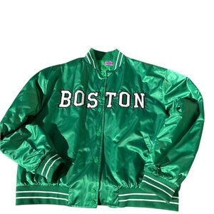 Edikted Green Varsity Jacket